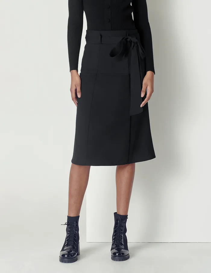 MARYLING Skirts HIGHRISE FISHTAIL SKIRT Black 8211 Women MARYLING Skirts HIGHRISE FISHTAIL SKIRT Black 8211 Women