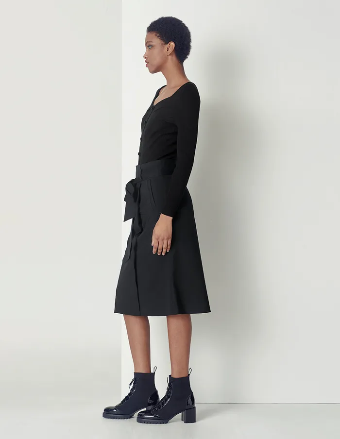 MARYLING Skirts HIGHRISE FISHTAIL SKIRT Black 8211 Women MARYLING Skirts HIGHRISE FISHTAIL SKIRT Black 8211 Women