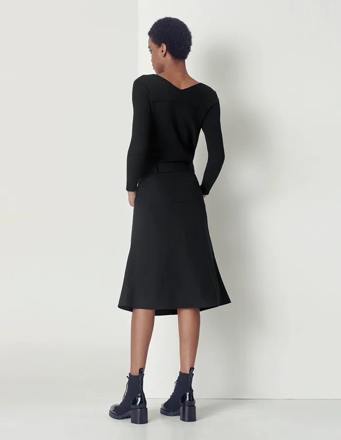 MARYLING Skirts HIGHRISE FISHTAIL SKIRT Black 8211 Women MARYLING Skirts HIGHRISE FISHTAIL SKIRT Black 8211 Women