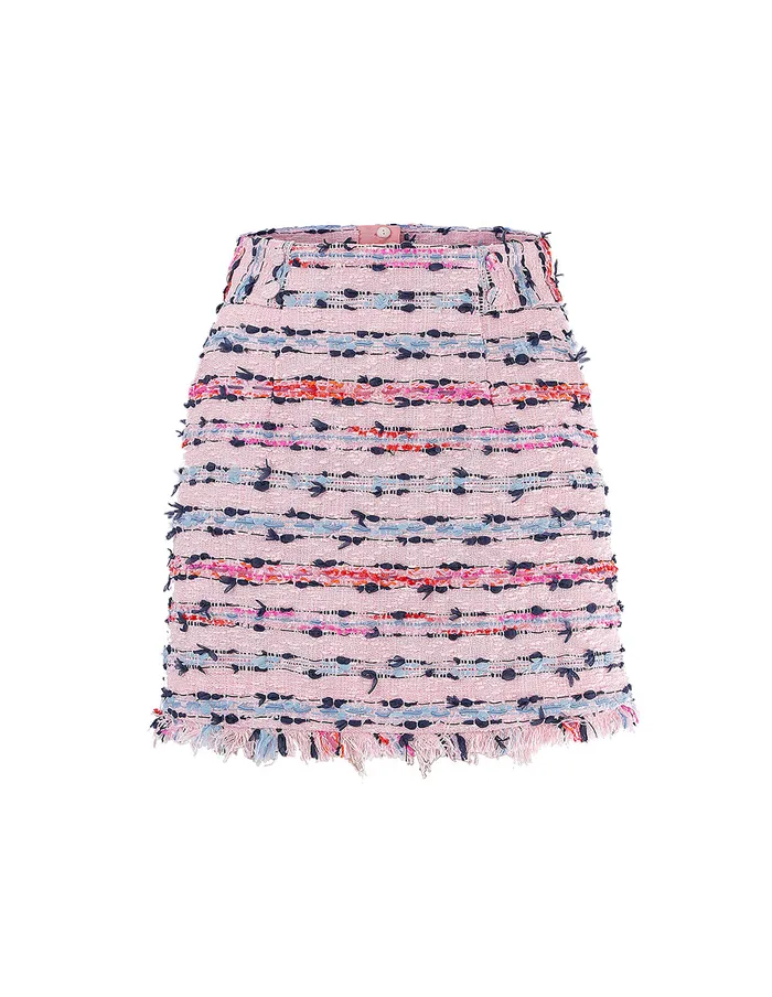 MARYLING Skirts Pink Tweed MINI SKIRT Mix 8211 Women