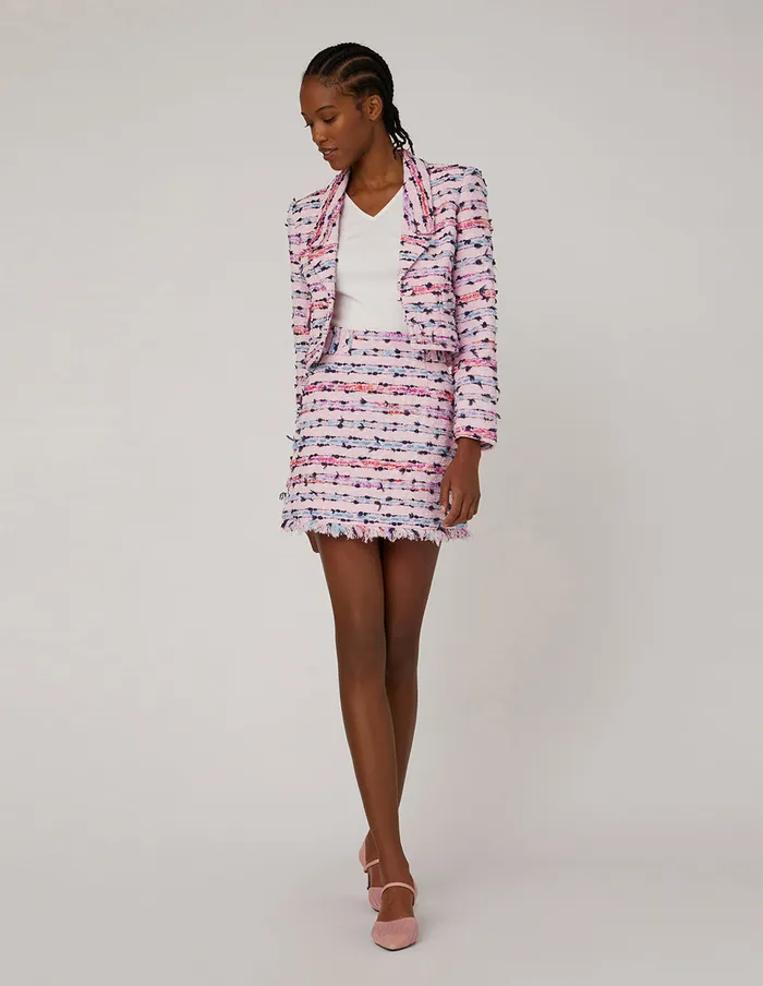 MARYLING Skirts Pink Tweed MINI SKIRT Mix 8211 Women