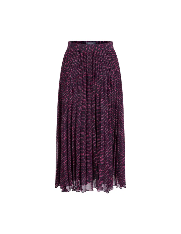 MARYLING Skirts Pleated Printed Skirt Red 8211 Women MARYLING Skirts Pleated Printed Skirt Red 8211 Women