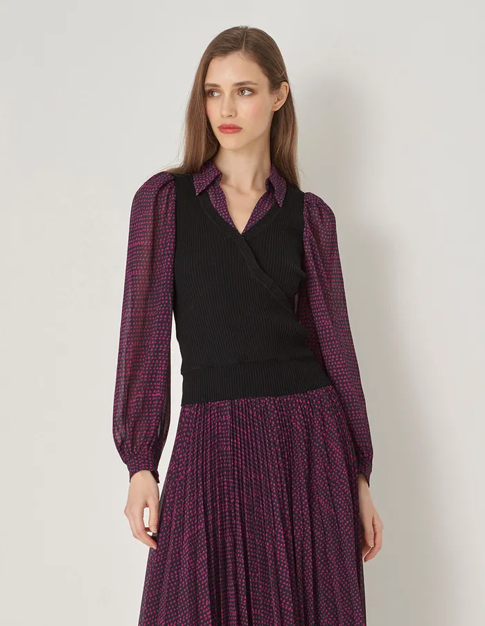 MARYLING Skirts Pleated Printed Skirt Red 8211 Women MARYLING Skirts Pleated Printed Skirt Red 8211 Women