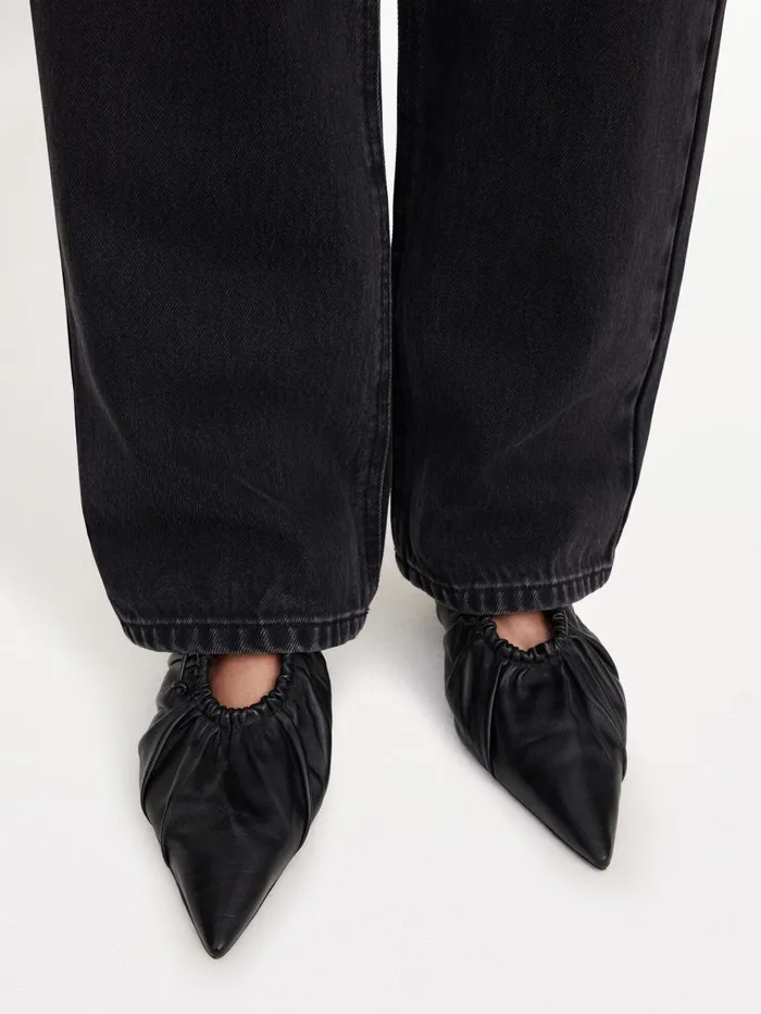 Masey Leather Mules Black Women By Malene Birger Shoes