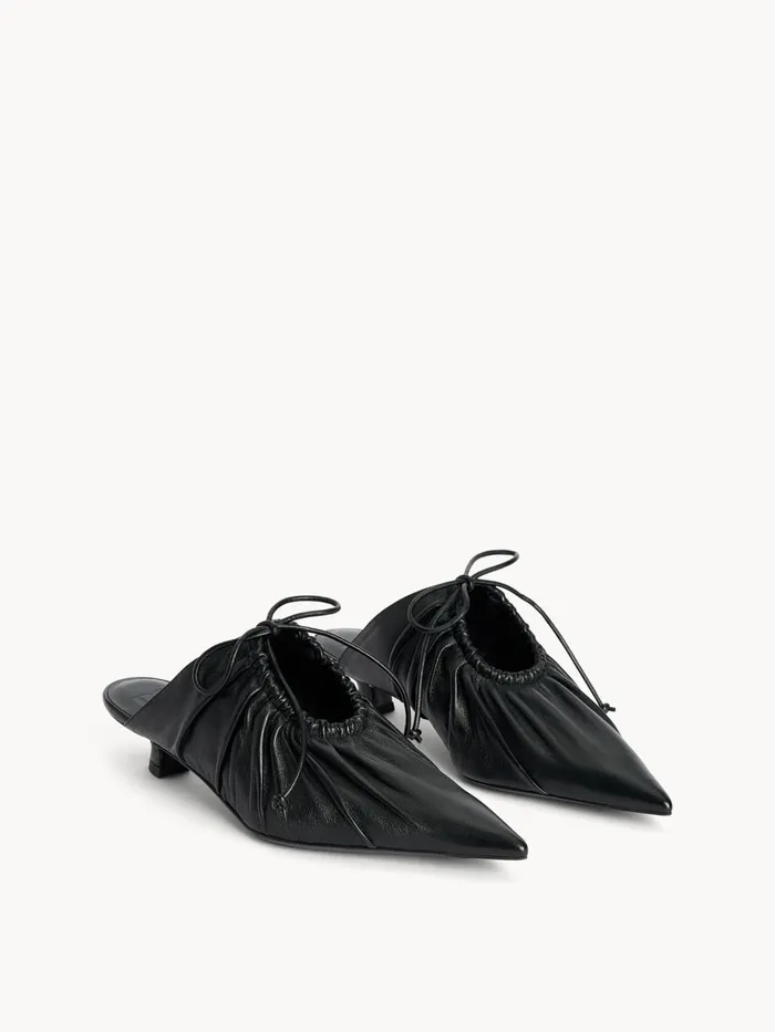 Masey Leather Mules Black Women By Malene Birger Shoes