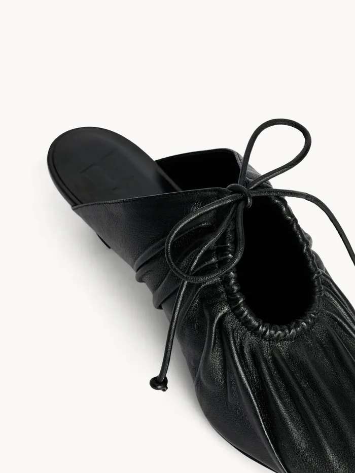Masey Leather Mules Black Women By Malene Birger Shoes