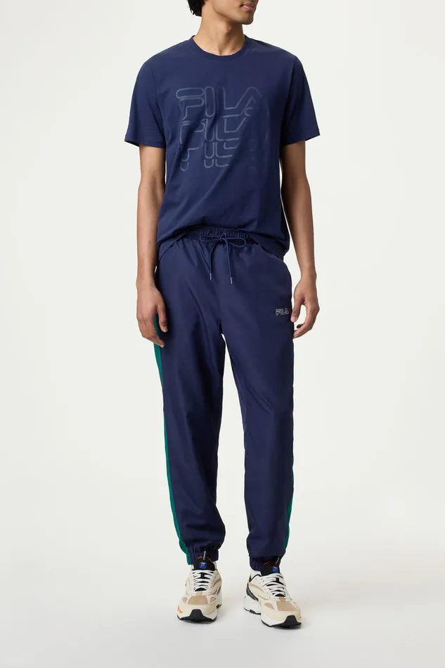 Matching Sets Men Fila Woven Track Pant 491 Fila Navyaventurinegardenia