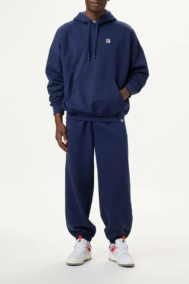 Matching Sets Women Fila Apex Oversized Hoodie 400 Fila Navy