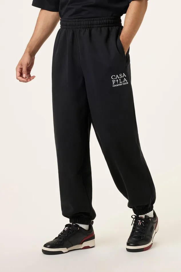 Matching Sets Women Fila CASA FILA Country Club Jogger 001 Black Matching Sets Women Fila CASA FILA Country Club Jogger 001 Black