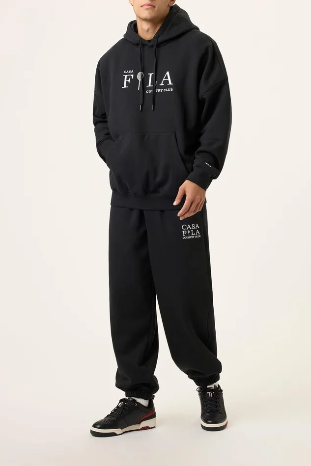 Matching Sets Women Fila CASA FILA Country Club Jogger 001 Black Matching Sets Women Fila CASA FILA Country Club Jogger 001 Black