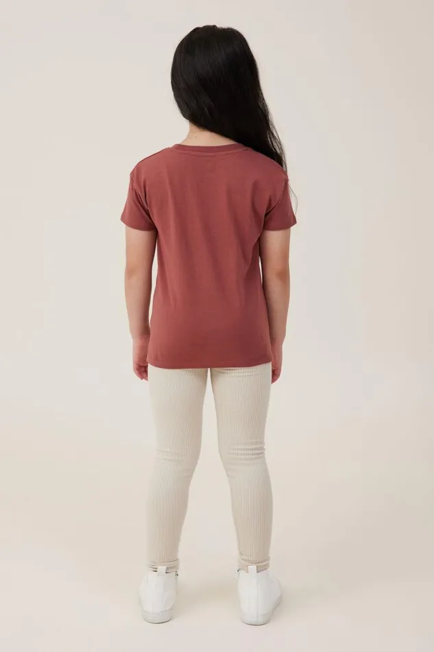 Maya Fleece Legging Rainy Day Rib Girls Cotton On Leggings Pants and Jeans