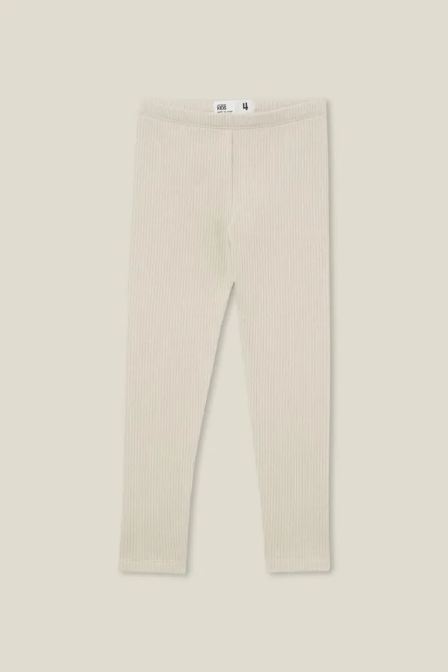 Maya Fleece Legging Rainy Day Rib Girls Cotton On Leggings Pants and Jeans