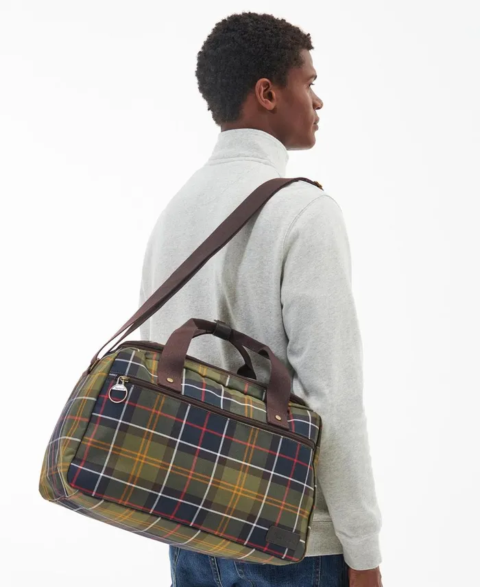 Men Bags and Luggage Barbour Torridon Tartan Flight Bag Classic Tartan