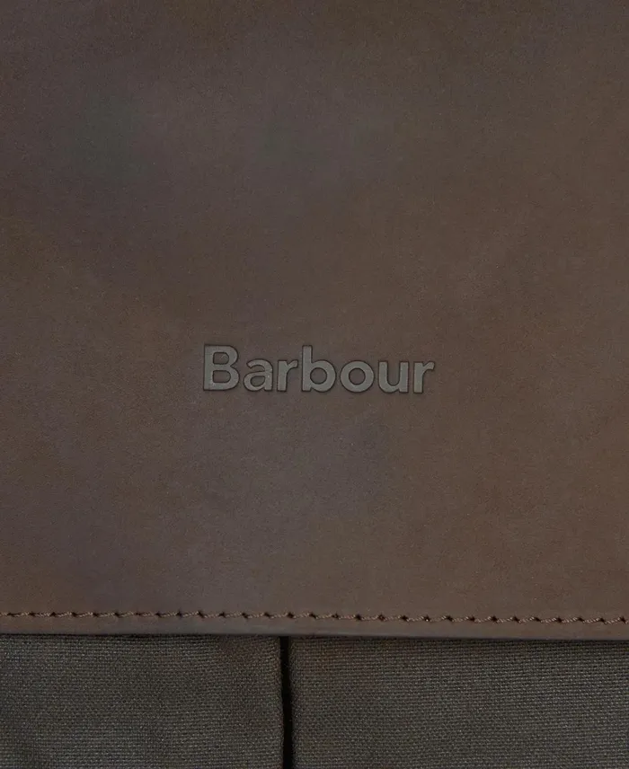 Men Bags and Luggage Barbour Wax Leather Briefcase Navy