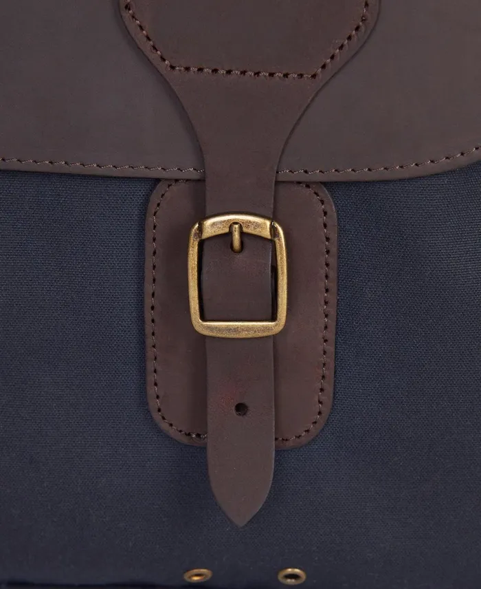 Men Bags and Luggage Barbour Wax Leather Briefcase Navy