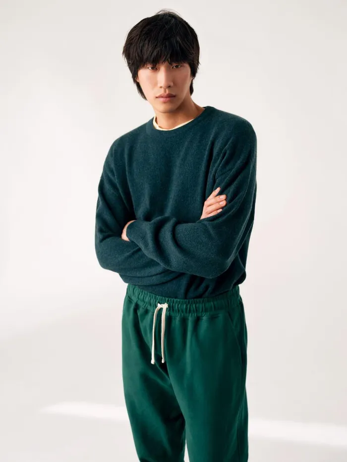Men Begg X Co Loungewear Hugo Cashmere Sweater Kilmuir