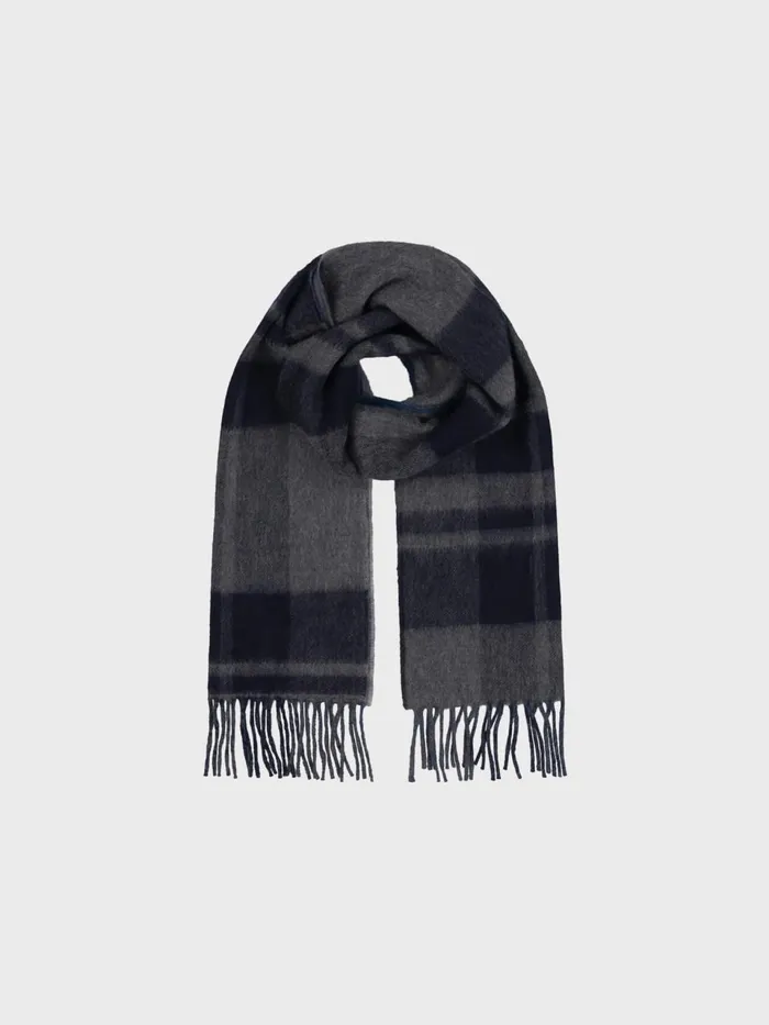 Men Begg X Co Scarves Taransay Nuance Rime Cashmere Scarf Cosmos