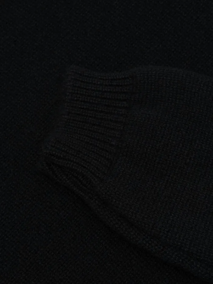 Men Begg X Co Sweaters Sloane Roll Collar Cashmere Sweater Black