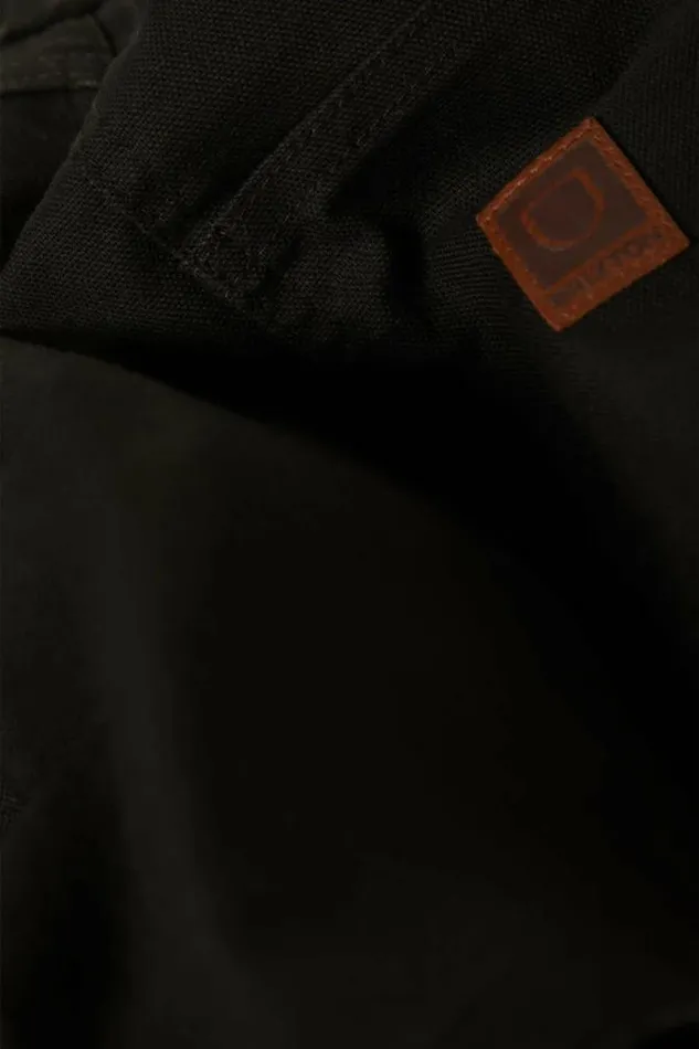 Men Builders Carpenter Baggy Short Washed Black Brixton Shorts and Swim
