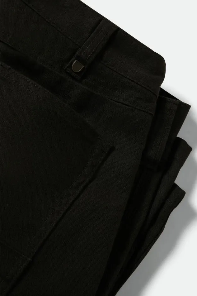 Men Builders Carpenter Baggy Short Washed Black Brixton Shorts and Swim