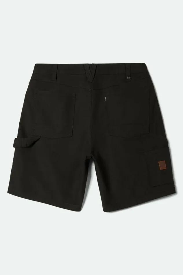 Men Builders Carpenter Baggy Short Washed Black Brixton Shorts and Swim