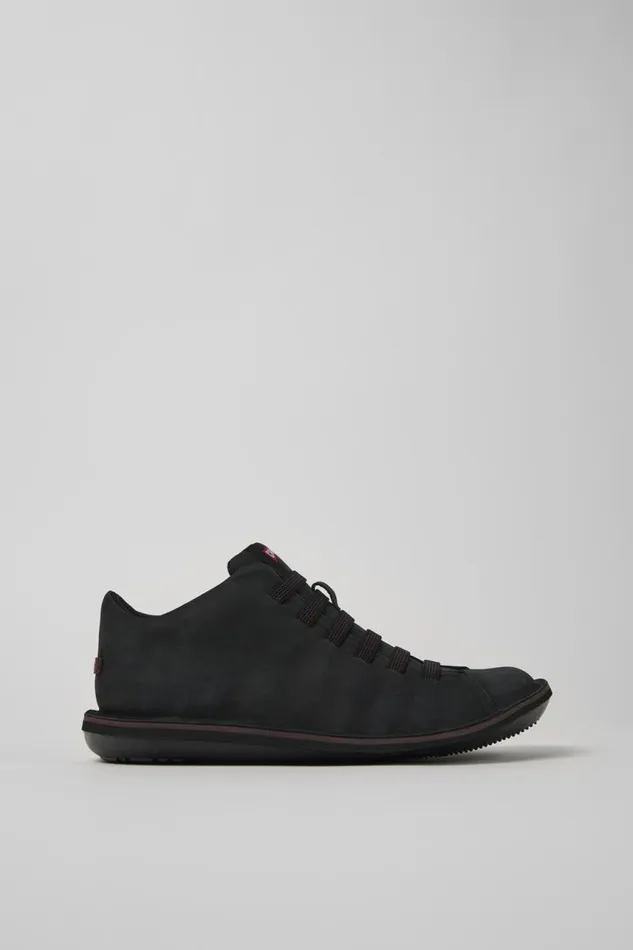 Men Camper Ankle Boots Beetle Black Leather Sneakers Men Camper Ankle Boots Beetle Black Leather Sneakers