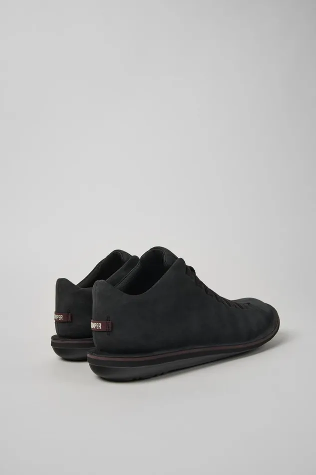 Men Camper Ankle Boots Beetle Black Leather Sneakers Men Camper Ankle Boots Beetle Black Leather Sneakers