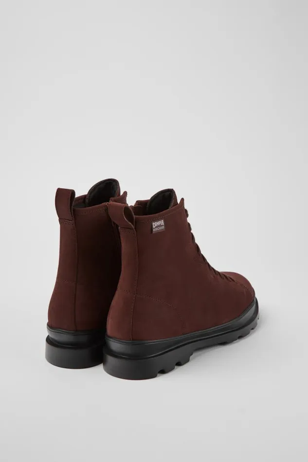 Men Camper Ankle Boots Brutus HYDROSHIELD Burgundy Medium Lace Boot Men Camper Ankle Boots Brutus HYDROSHIELD Burgundy Medium Lace Boot
