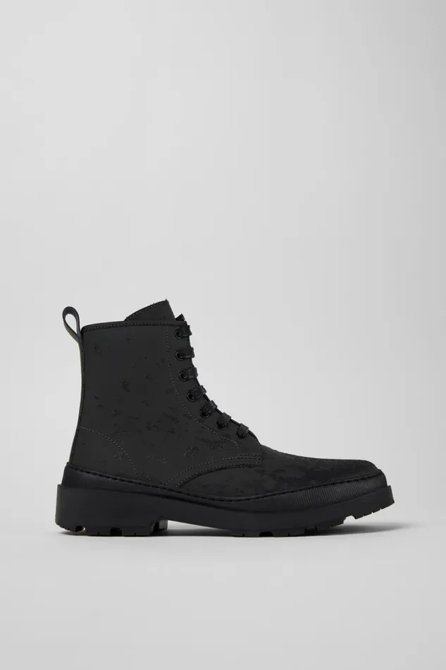 Men Camper Ankle Boots Brutus Trek MICHELIN Grayblack Medium Boots Men Camper Ankle Boots Brutus Trek MICHELIN Grayblack Medium Boots