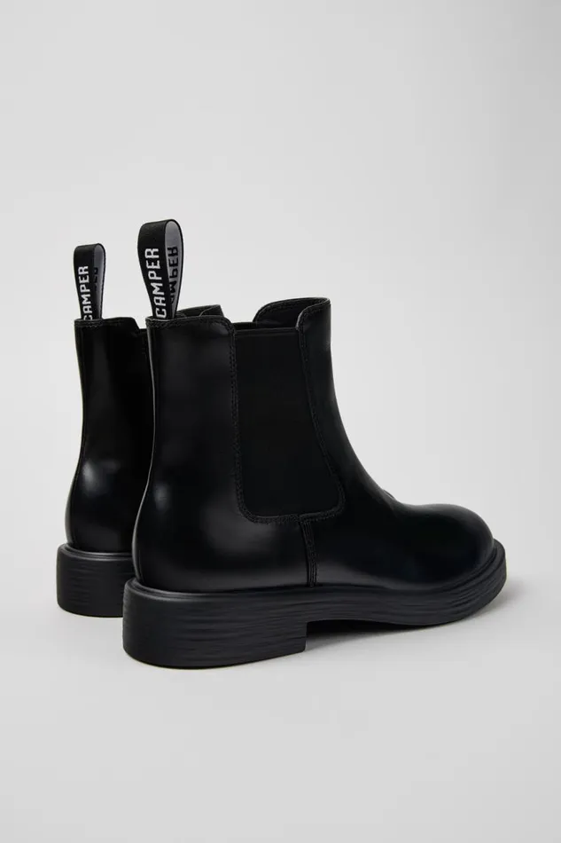Men Camper Ankle Boots Dean Black Leather Ankle Boots Men Camper Ankle Boots Dean Black Leather Ankle Boots