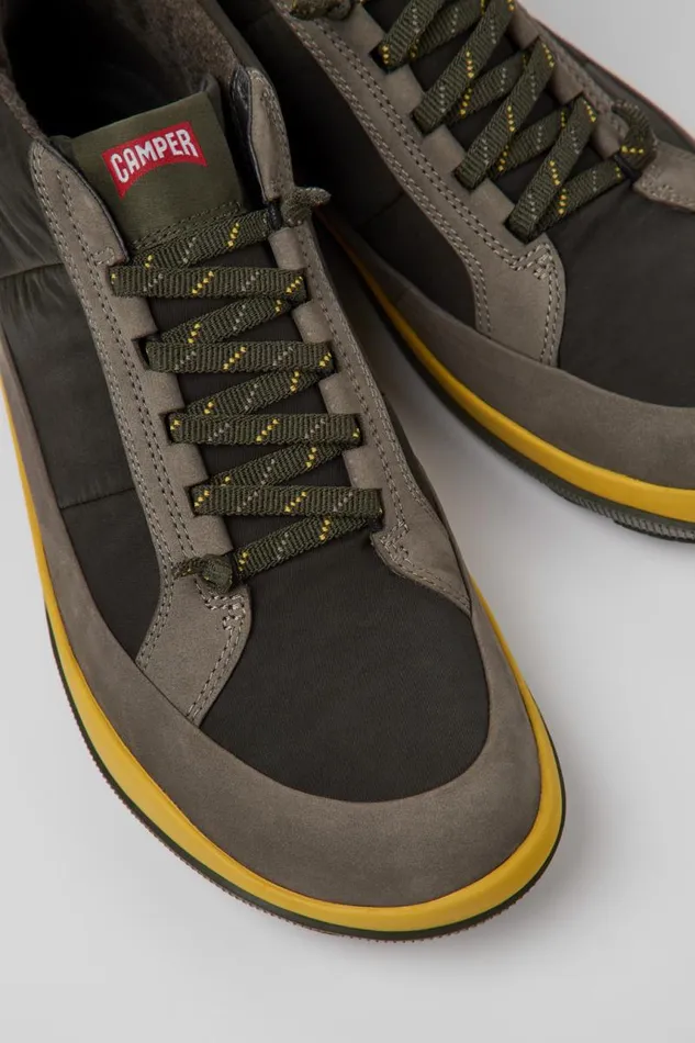 Men Camper Ankle Boots Peu Pista Green Ankle Boots