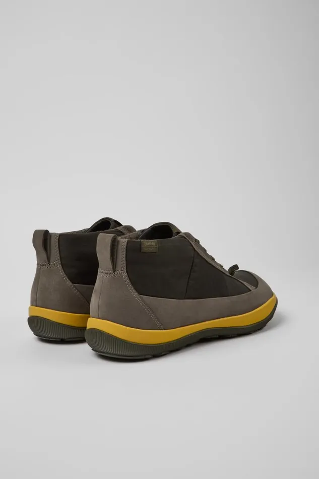 Men Camper Ankle Boots Peu Pista Green Ankle Boots