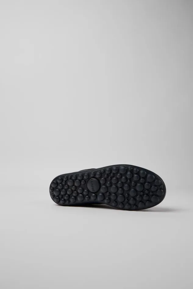 Men Camper Casual Shoes Pelotas XLite Navy Blue Textile And Nubuck Shoes