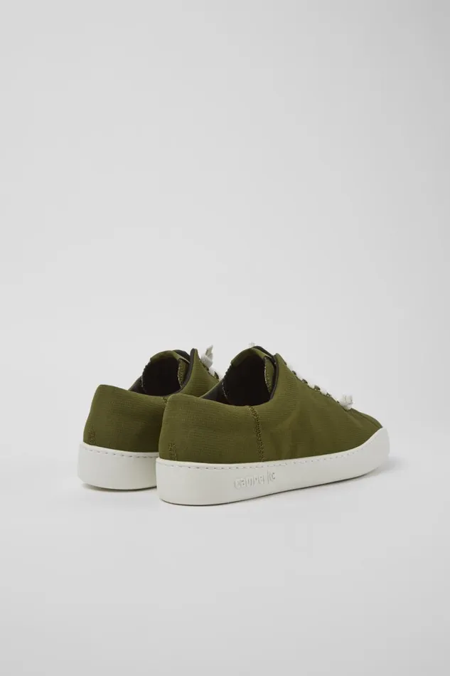 Men Camper Casual Shoes Peu Touring Green Textile Sneaker Men Camper Casual Shoes Peu Touring Green Textile Sneaker
