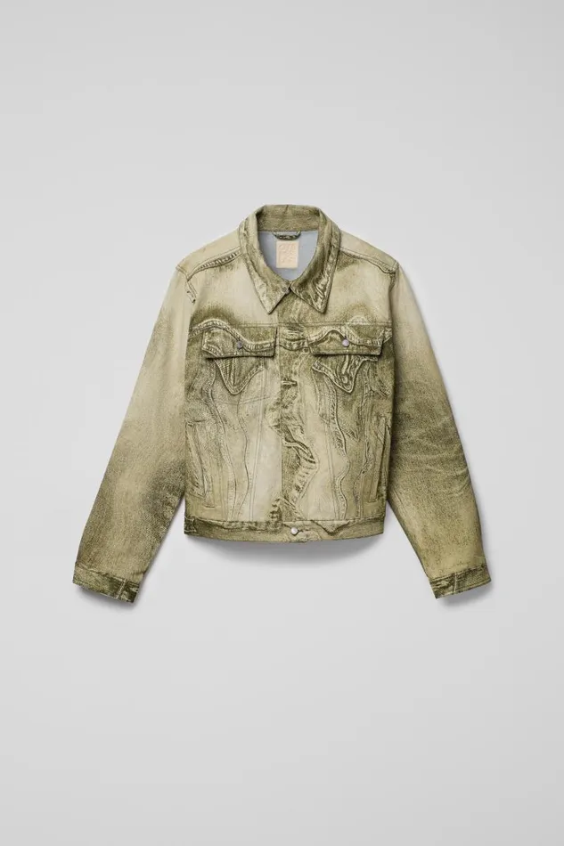 Men Camper Denim Denim Jacket BlackGreen Denim Jacket Men Camper Denim Denim Jacket BlackGreen Denim Jacket