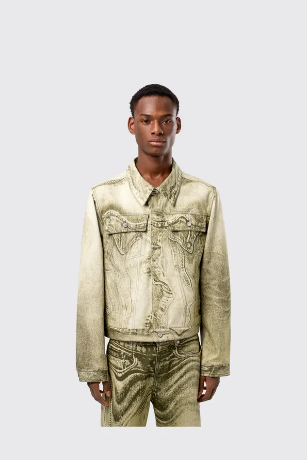 Men Camper Denim Denim Jacket BlackGreen Denim Jacket Men Camper Denim Denim Jacket BlackGreen Denim Jacket