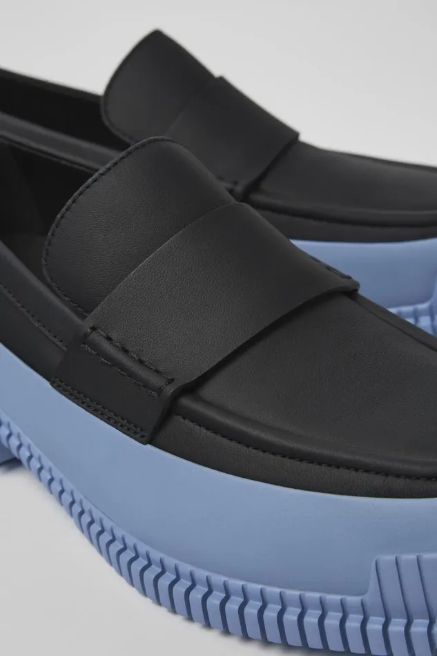 Men Camper Formal Shoes Pix Multicolored Leather Moccasin