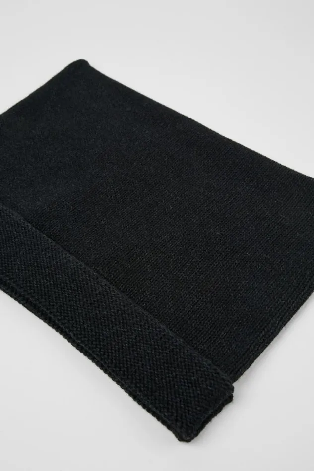 Men Camper Knit Knit Hat Black Melange Knit Hat One Size Men Camper Knit Knit Hat Black Melange Knit Hat One Size