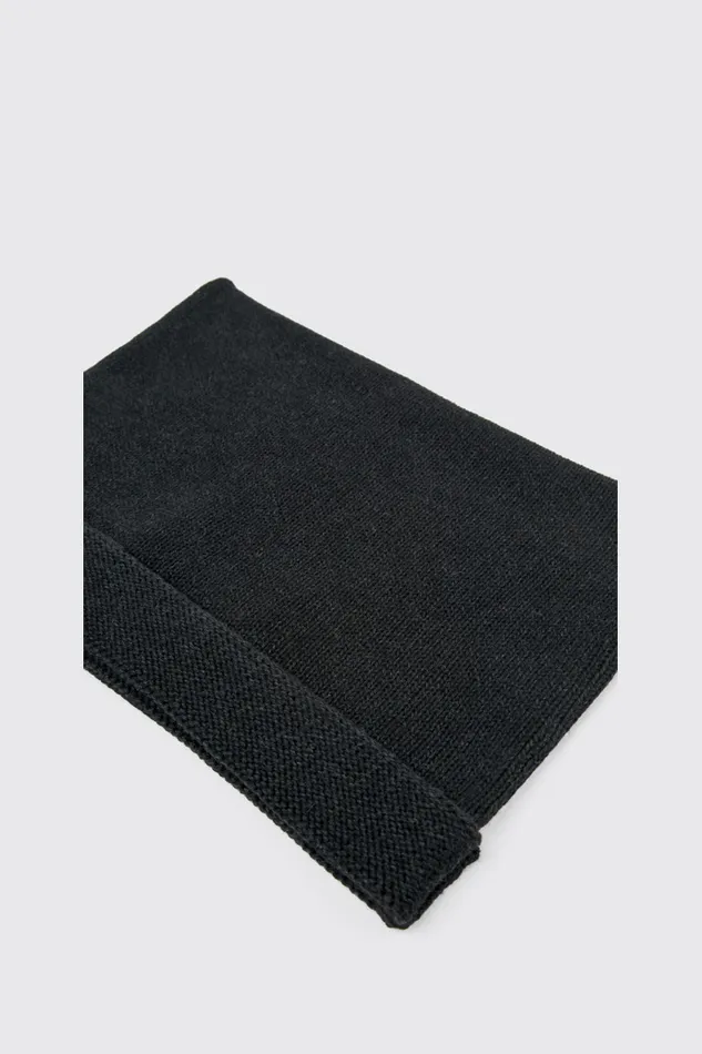 Men Camper Knit Knit Hat Black Melange Knit Hat One Size Men Camper Knit Knit Hat Black Melange Knit Hat One Size