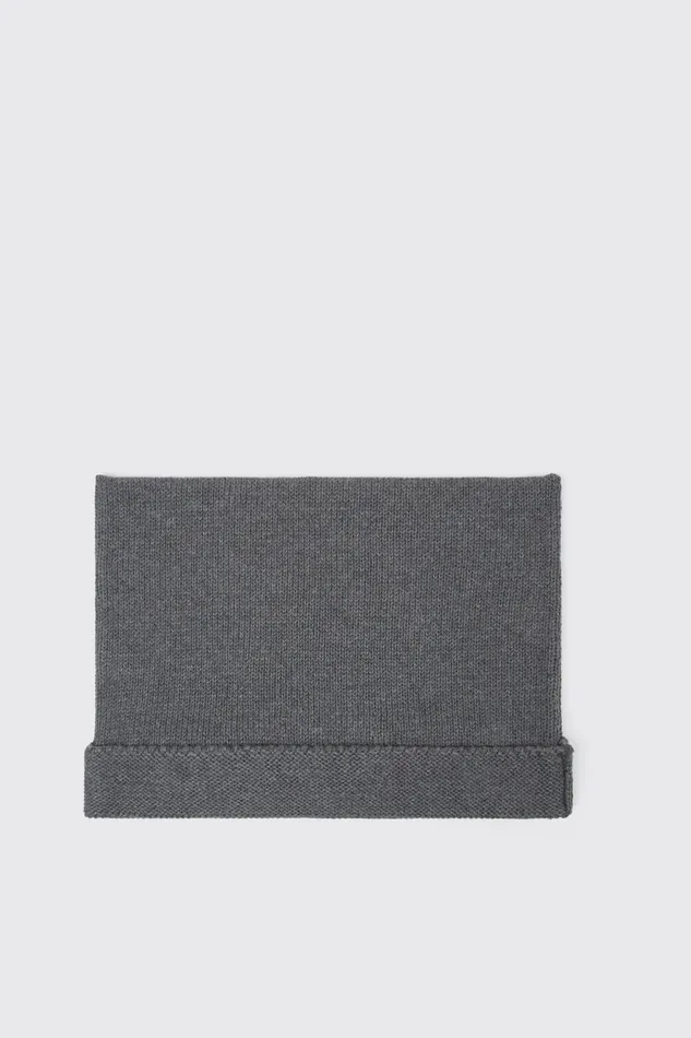 Men Camper Knit Knit Hat Gray Melange Knit Hat One Size Men Camper Knit Knit Hat Gray Melange Knit Hat One Size