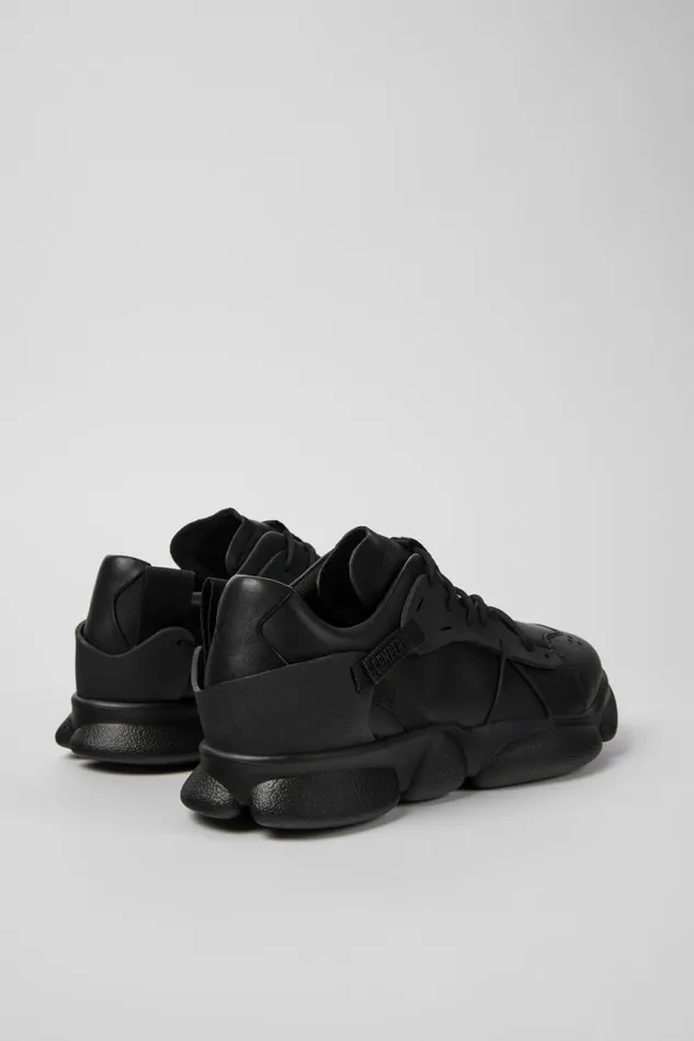 Men Camper Sneakers Karst Black Leather And Textile Sneakers Men Camper Sneakers Karst Black Leather And Textile Sneakers