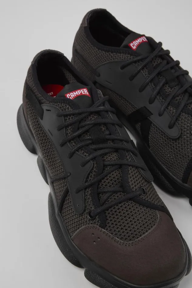 Men Camper Sneakers Karst Gray Textile Sneaker