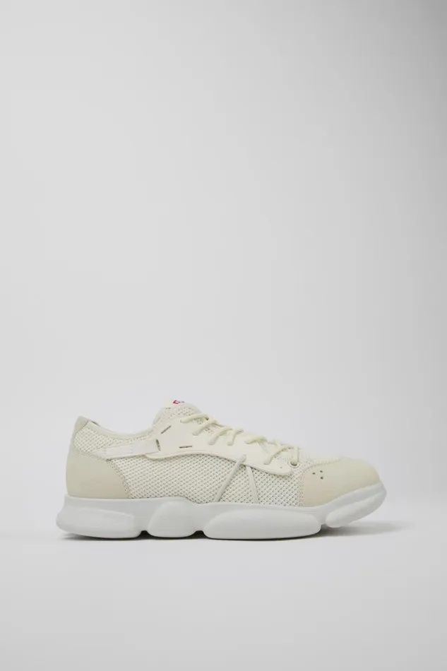 Men Camper Sneakers Karst Sorona White Textile Sneaker