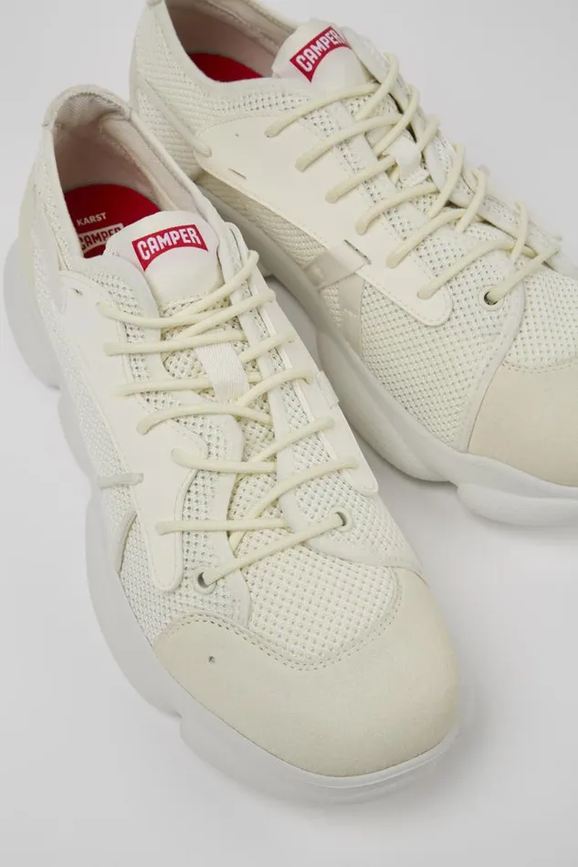 Men Camper Sneakers Karst Sorona White Textile Sneaker Men Camper Sneakers Karst Sorona White Textile Sneaker