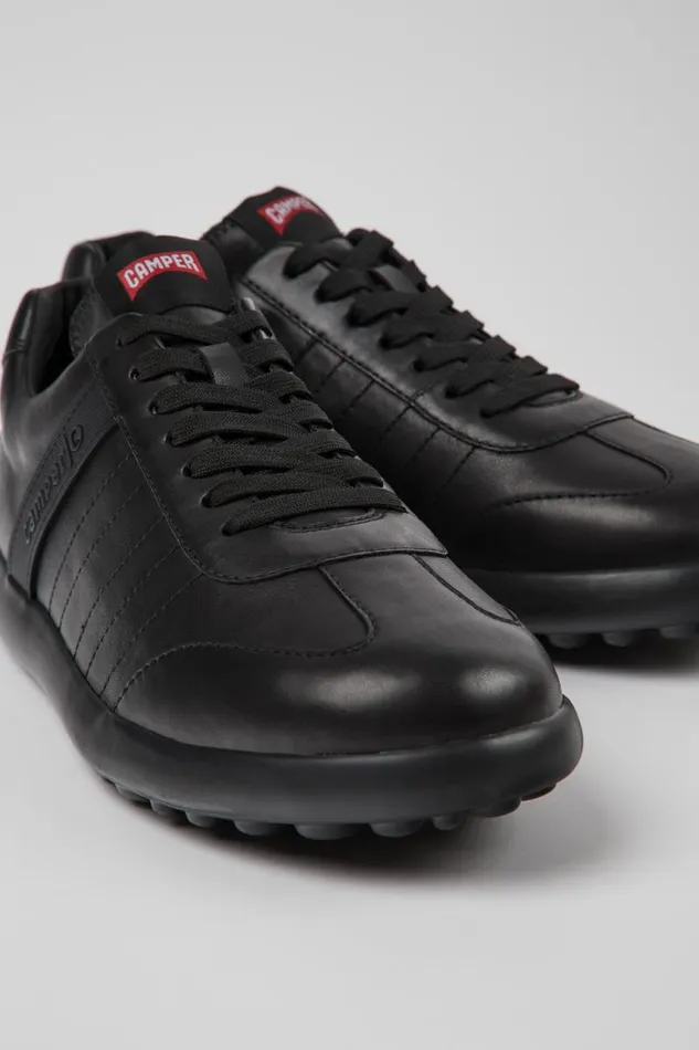 Men Camper Sneakers Pelotas XLite Black Leather Sneakers