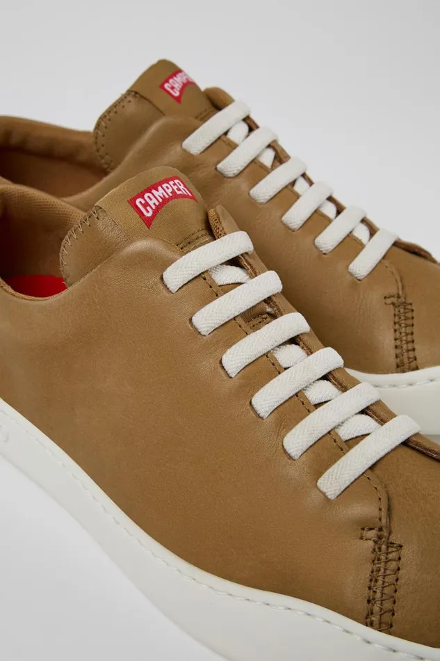 Men Camper Sneakers Peu Touring Brown Leather Sneaker