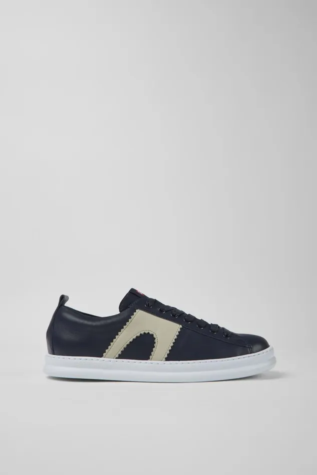 Men Camper Sneakers Runner Blue Leather Sneakers Men Camper Sneakers Runner Blue Leather Sneakers