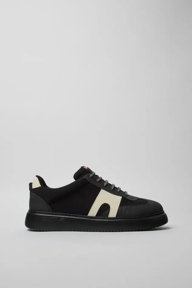 Men Camper Sneakers Runner K21 Sorona Black Textile Sneakers Men Camper Sneakers Runner K21 Sorona Black Textile Sneakers