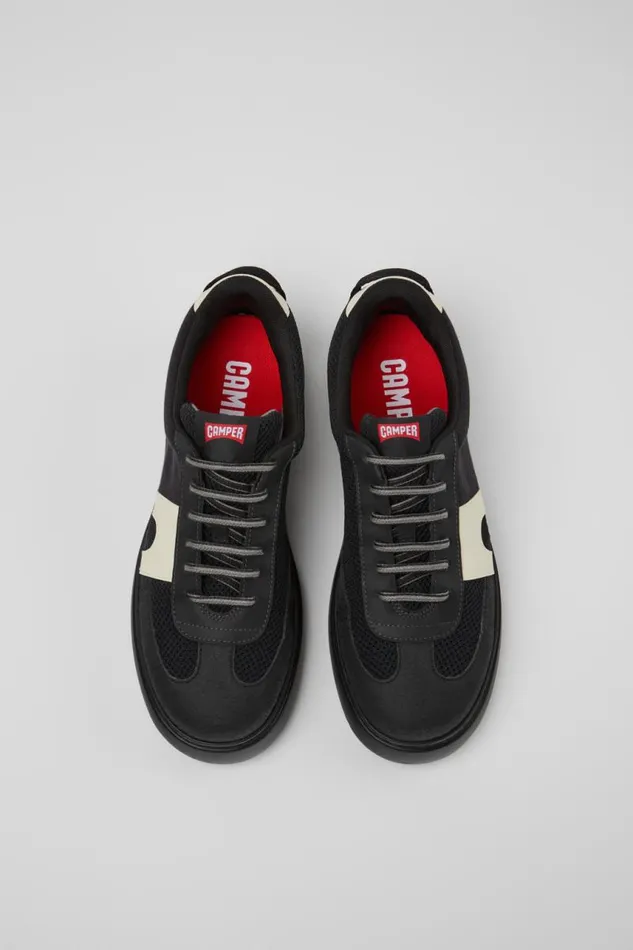 Men Camper Sneakers Runner K21 Sorona Black Textile Sneakers Men Camper Sneakers Runner K21 Sorona Black Textile Sneakers
