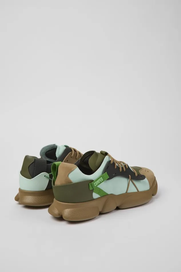 Men Camper Sneakers Twins Multicolored LeatherTextile Sneaker